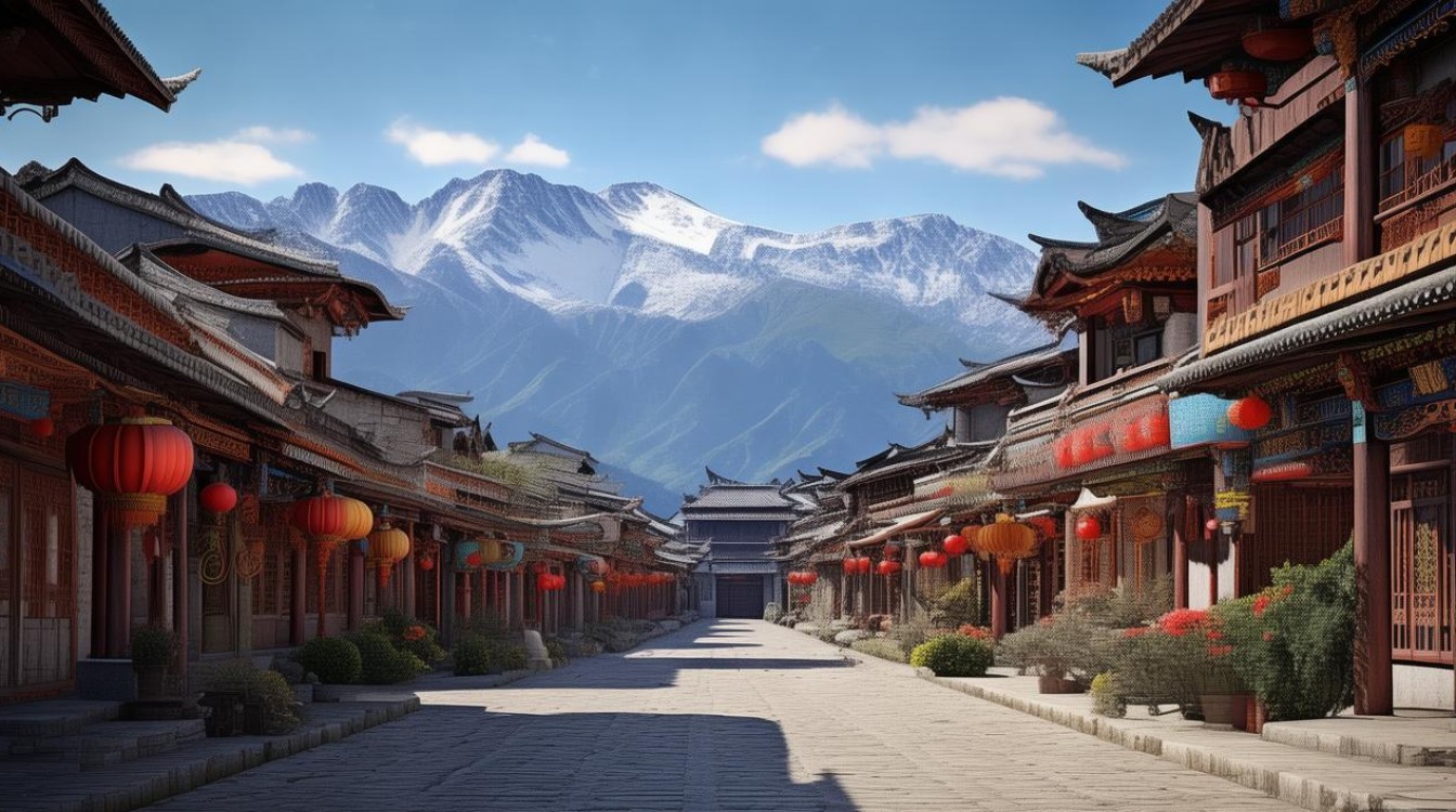 云南大理古城景点