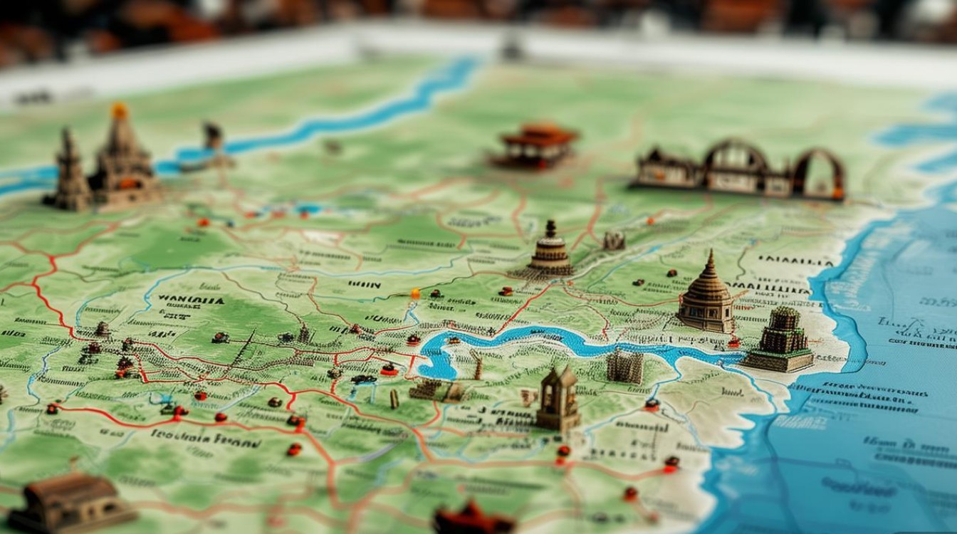 江苏省景点地图