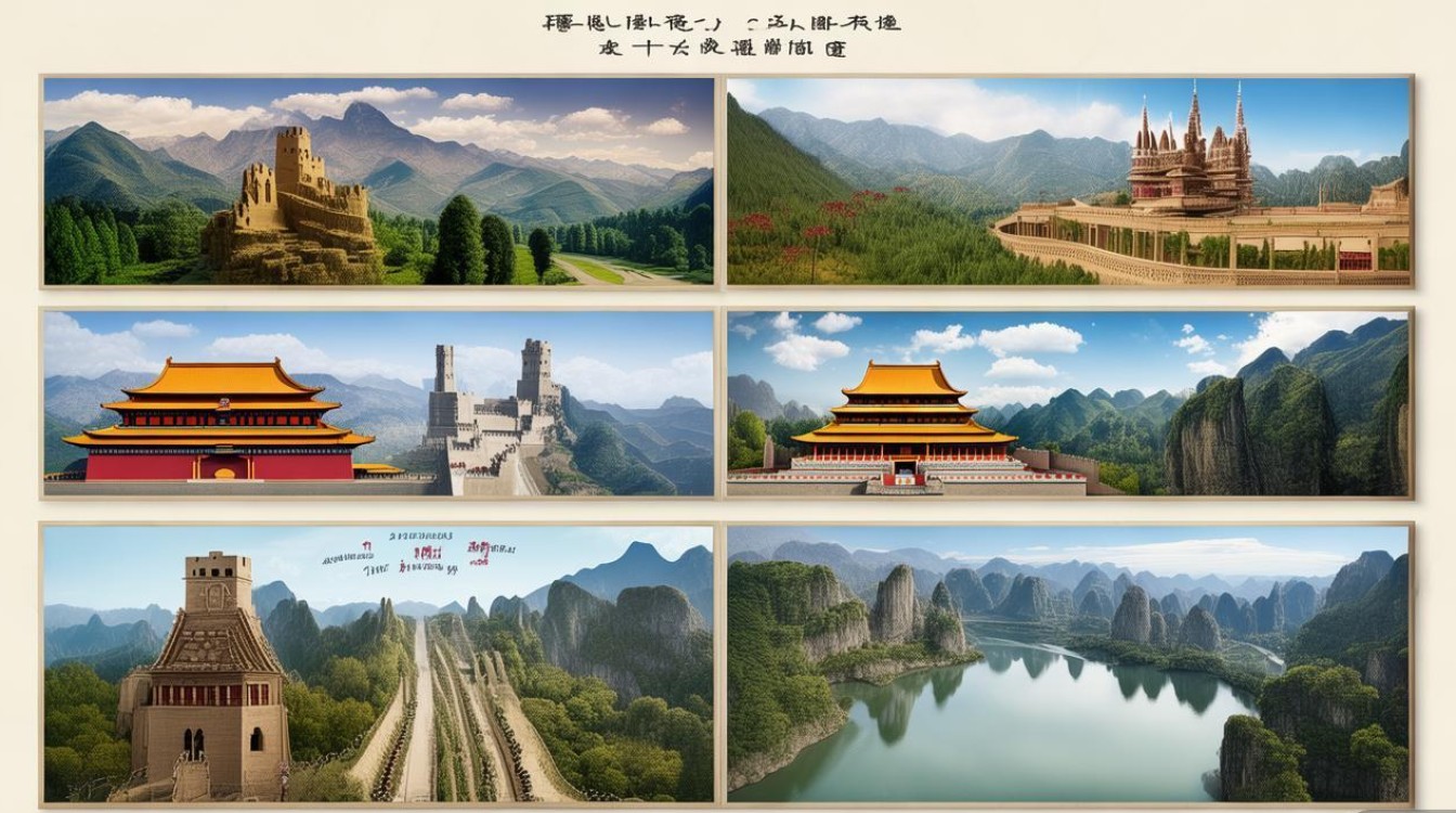 中国各大旅游景点