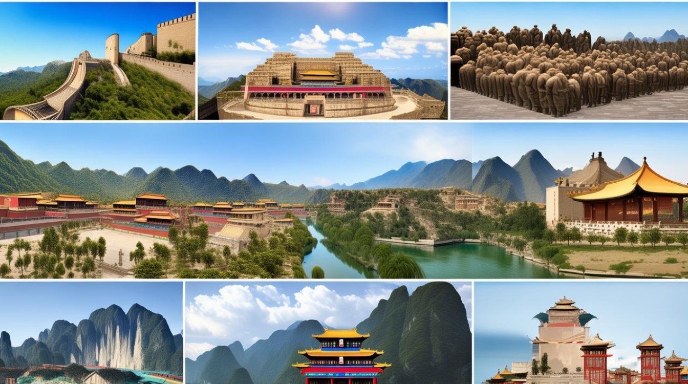 中国各大旅游景点