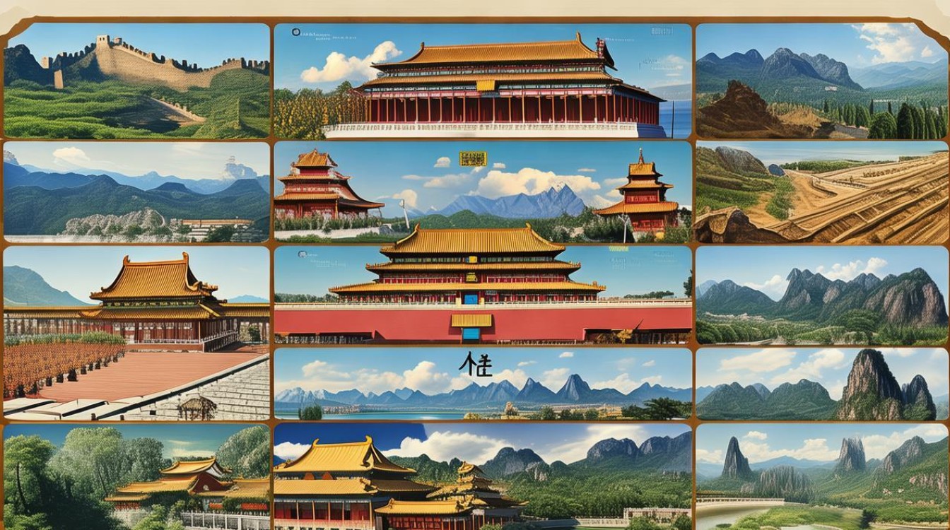 中国各大旅游景点