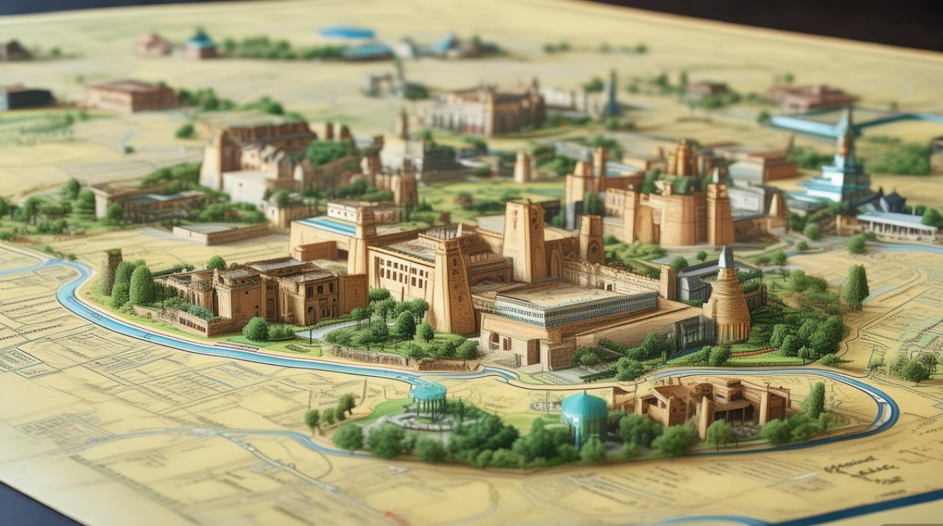 吐鲁番景点地图 吐鲁番景点地图