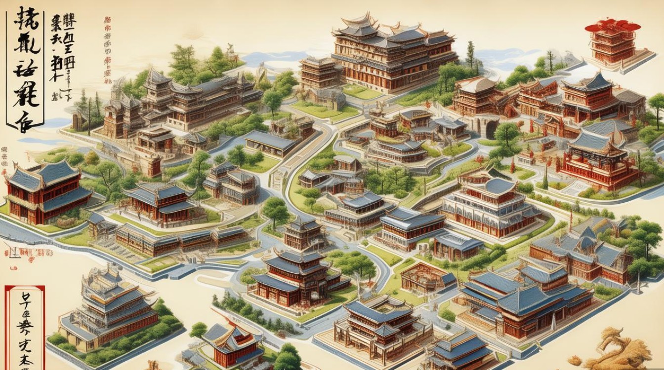 大同旅游景点地图