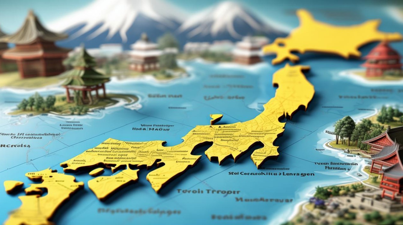 日本旅游景点地图 日本旅游景点地图