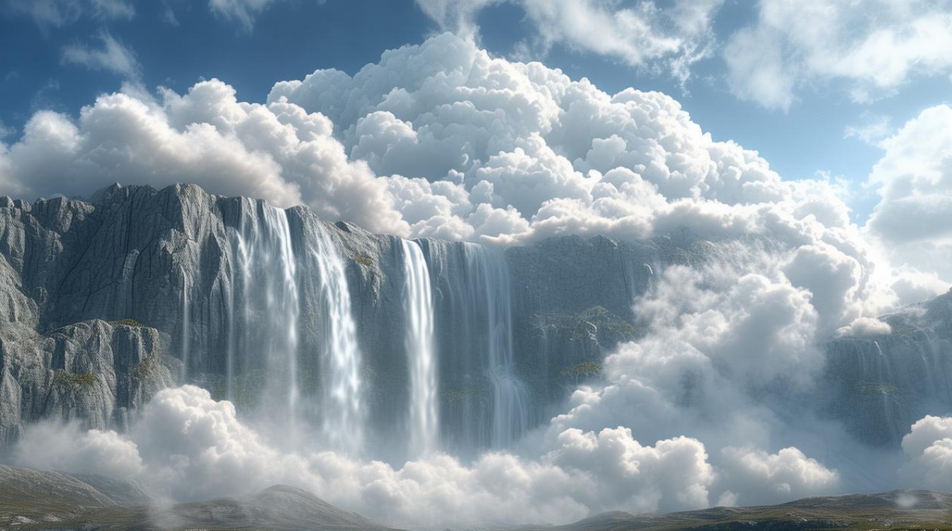 云瀑布的景点 云瀑布的景点