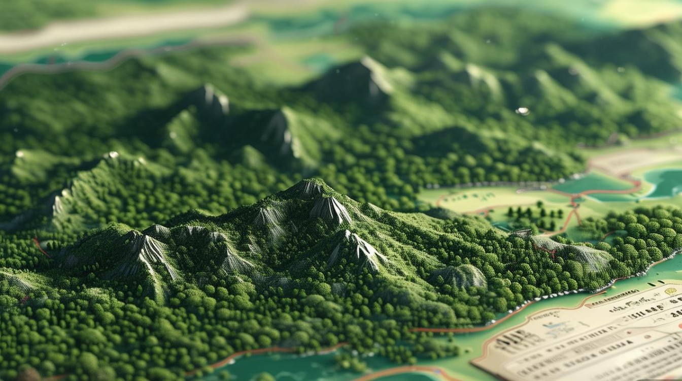 神农架景点地图