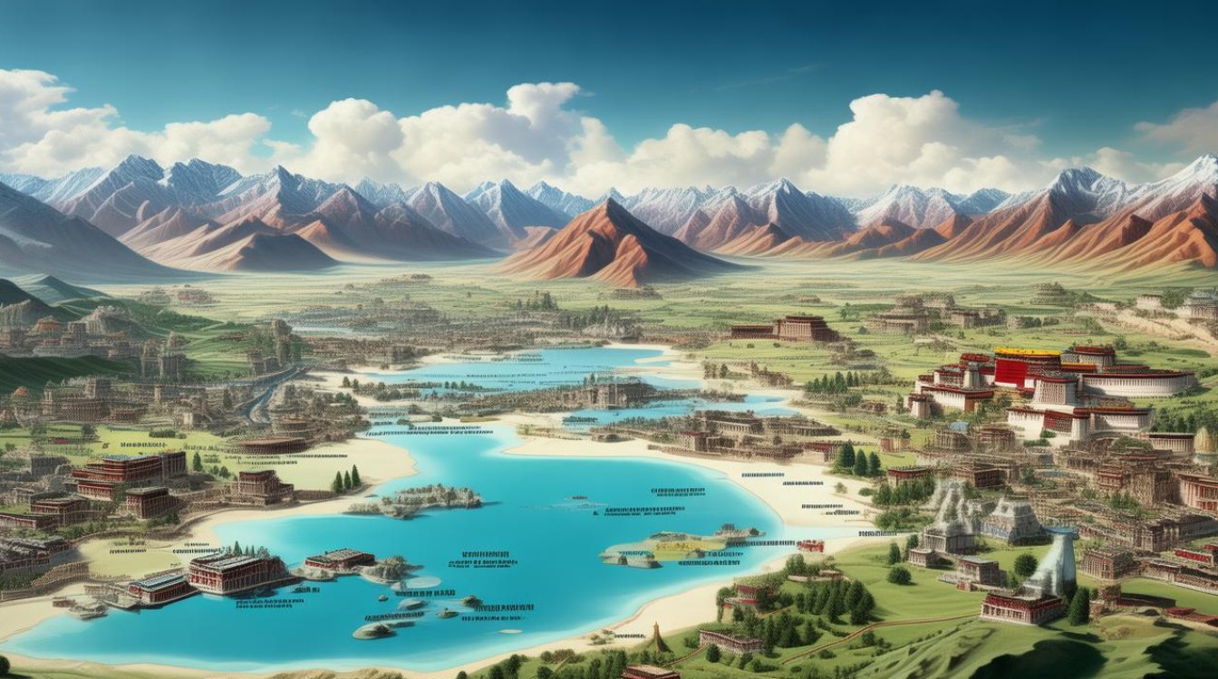 西藏旅游景点地图