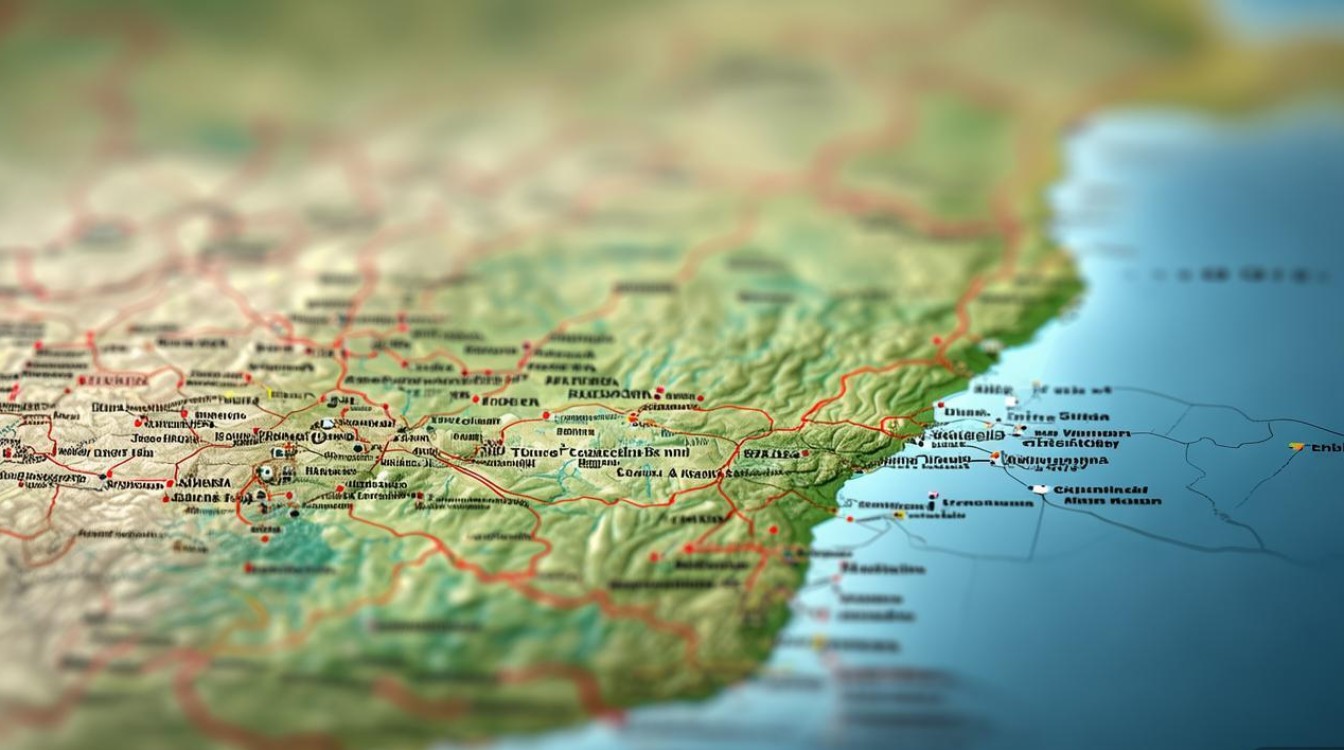 浙江省景点地图