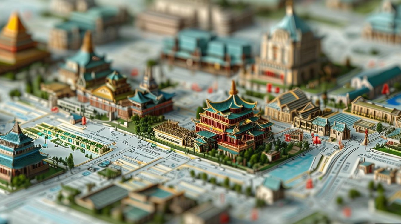 西安市景点地图 西安市景点地图