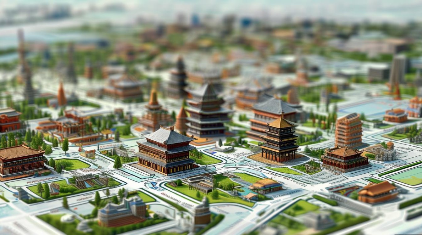 西安市景点地图 西安市景点地图