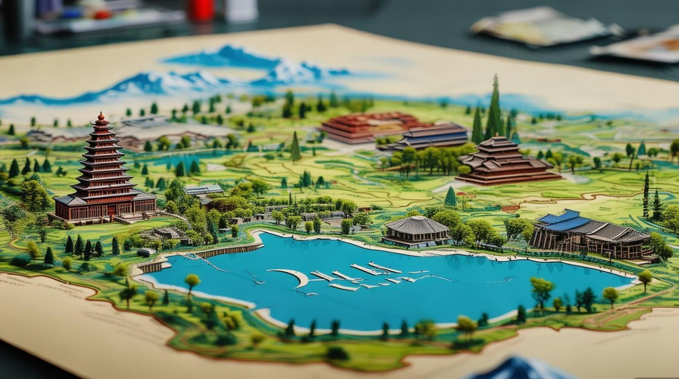 大理旅游景点地图