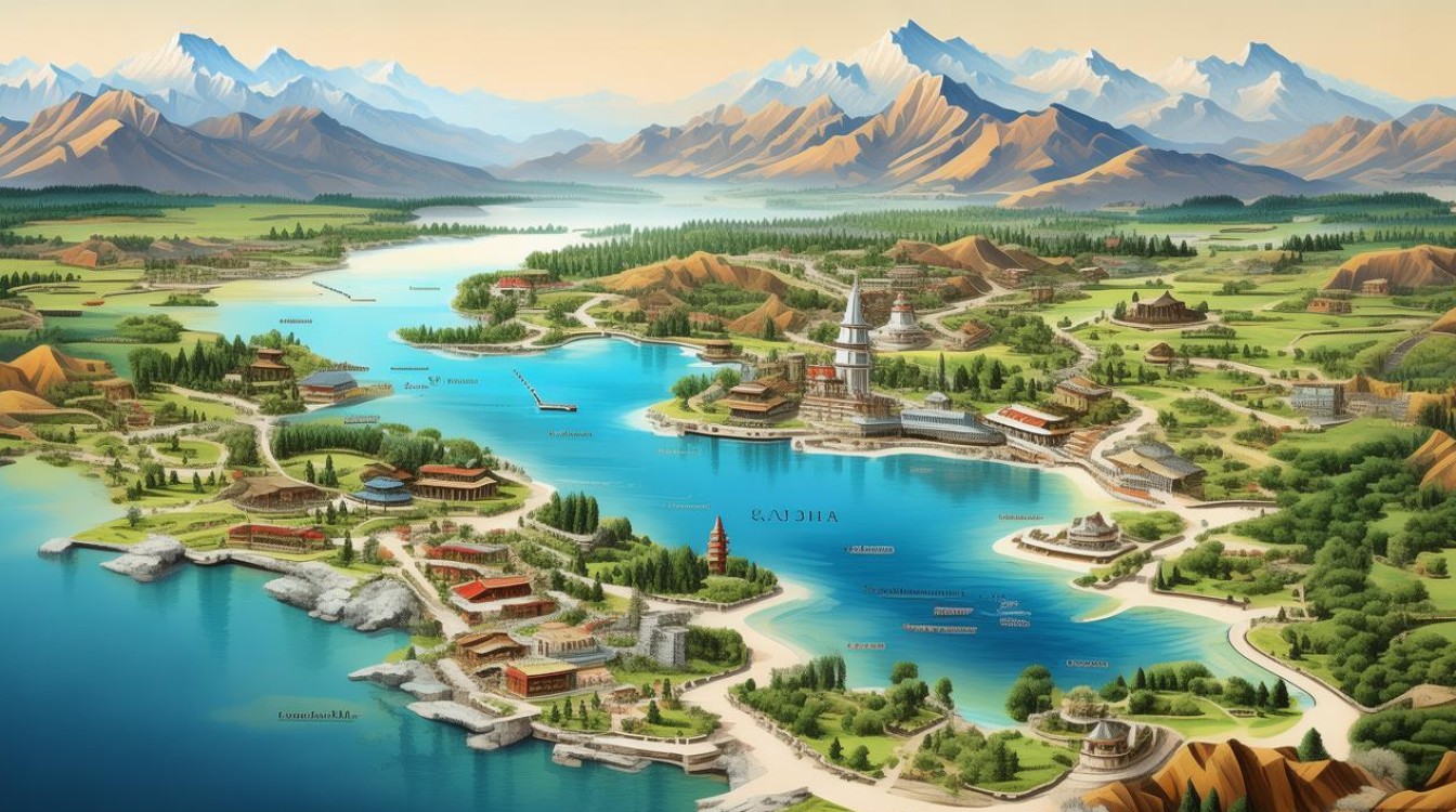 大理旅游景点地图