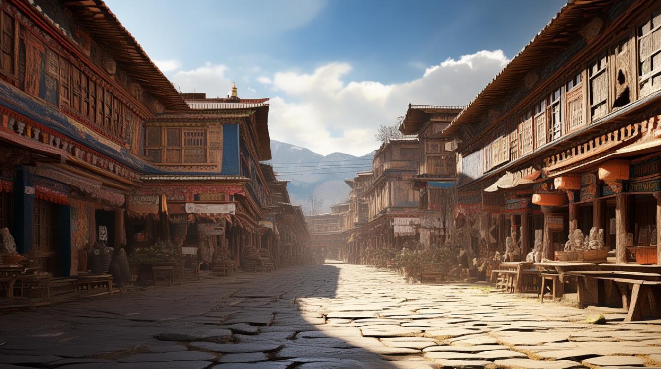 独克宗古城景点 独克宗古城景点