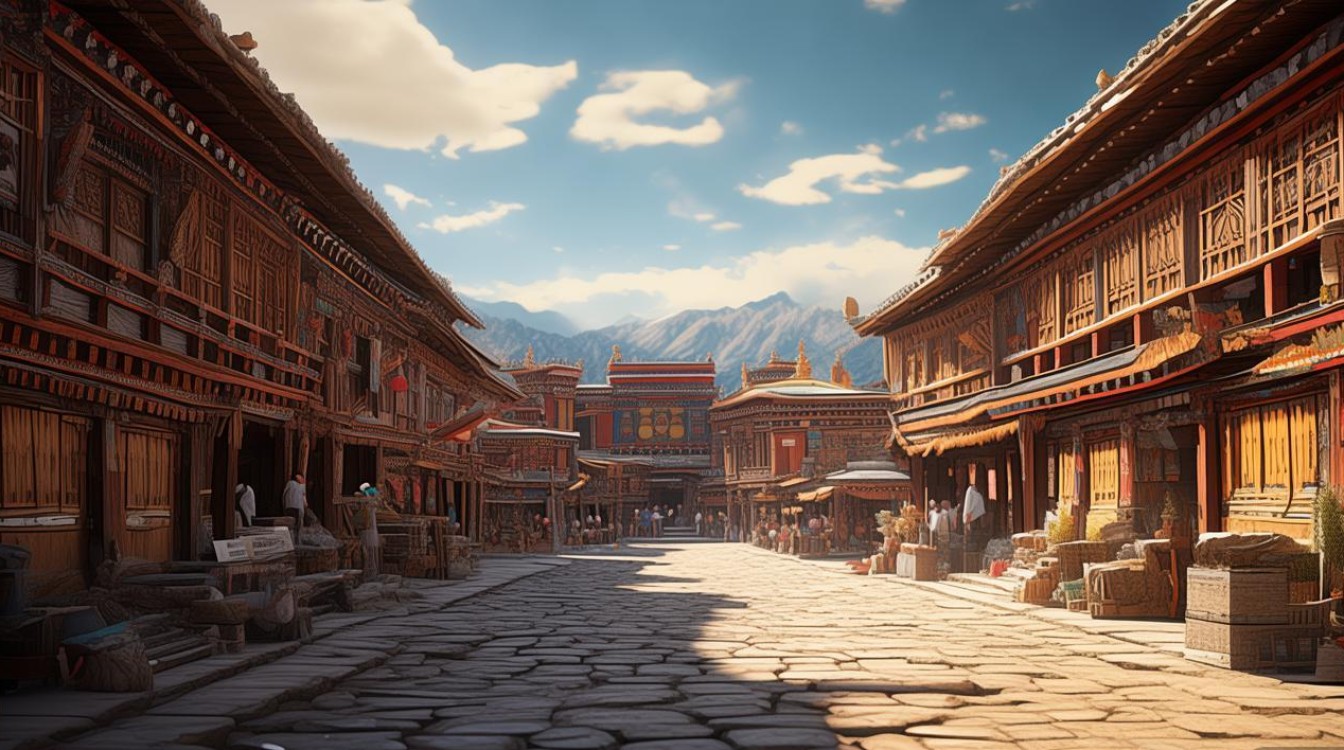 独克宗古城景点 独克宗古城景点