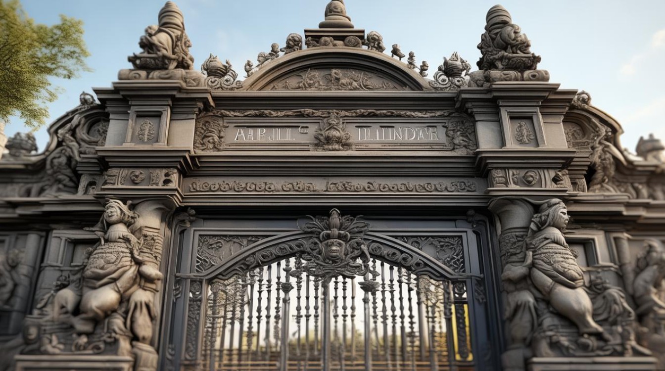 旅游景点大门图片