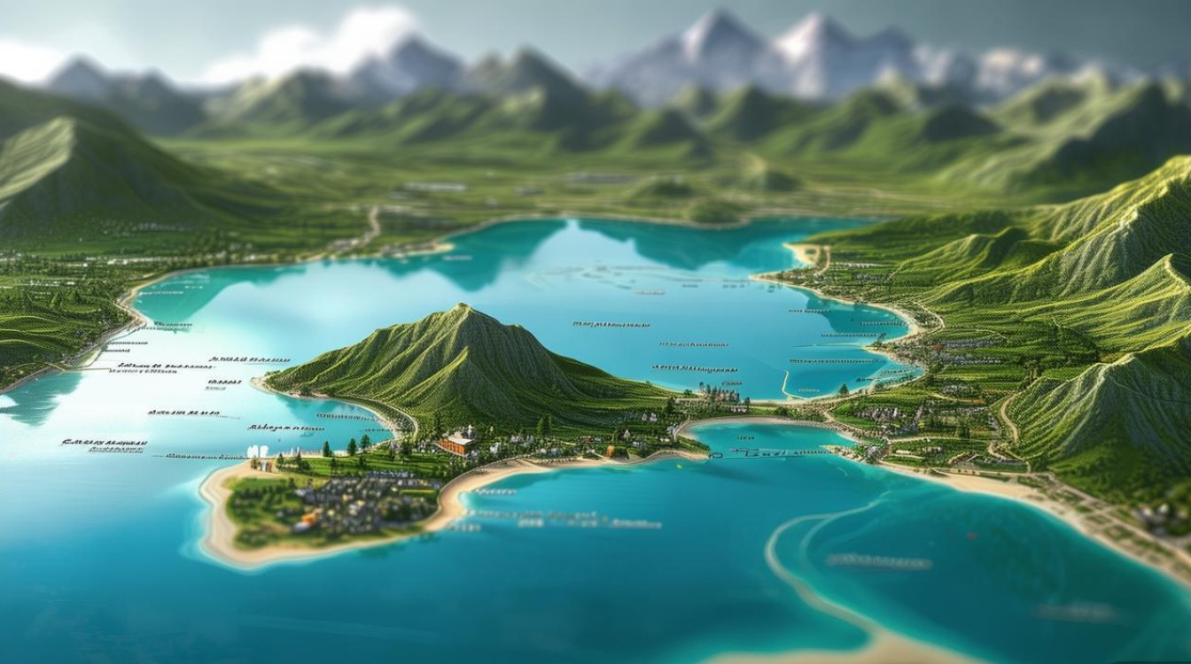 泸沽湖景点地图 泸沽湖景点地图