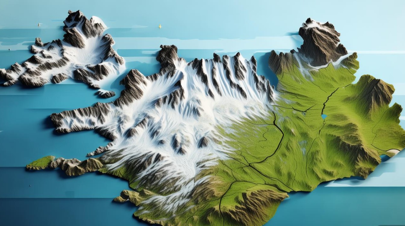 冰岛景点地图 冰岛景点地图