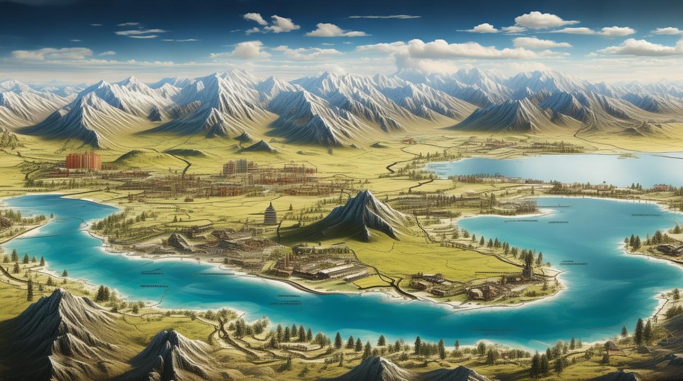 青海景点地图 青海景点地图