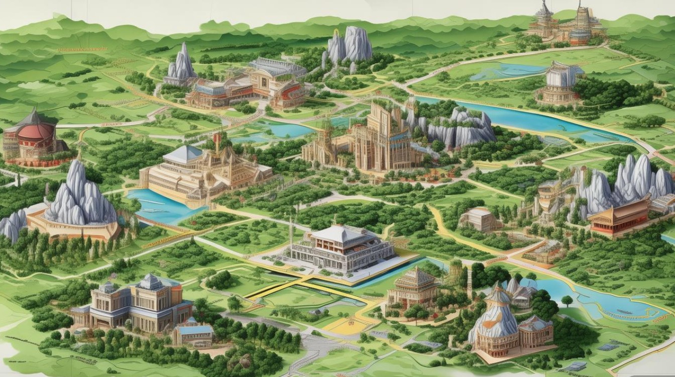 昆明旅游景点地图