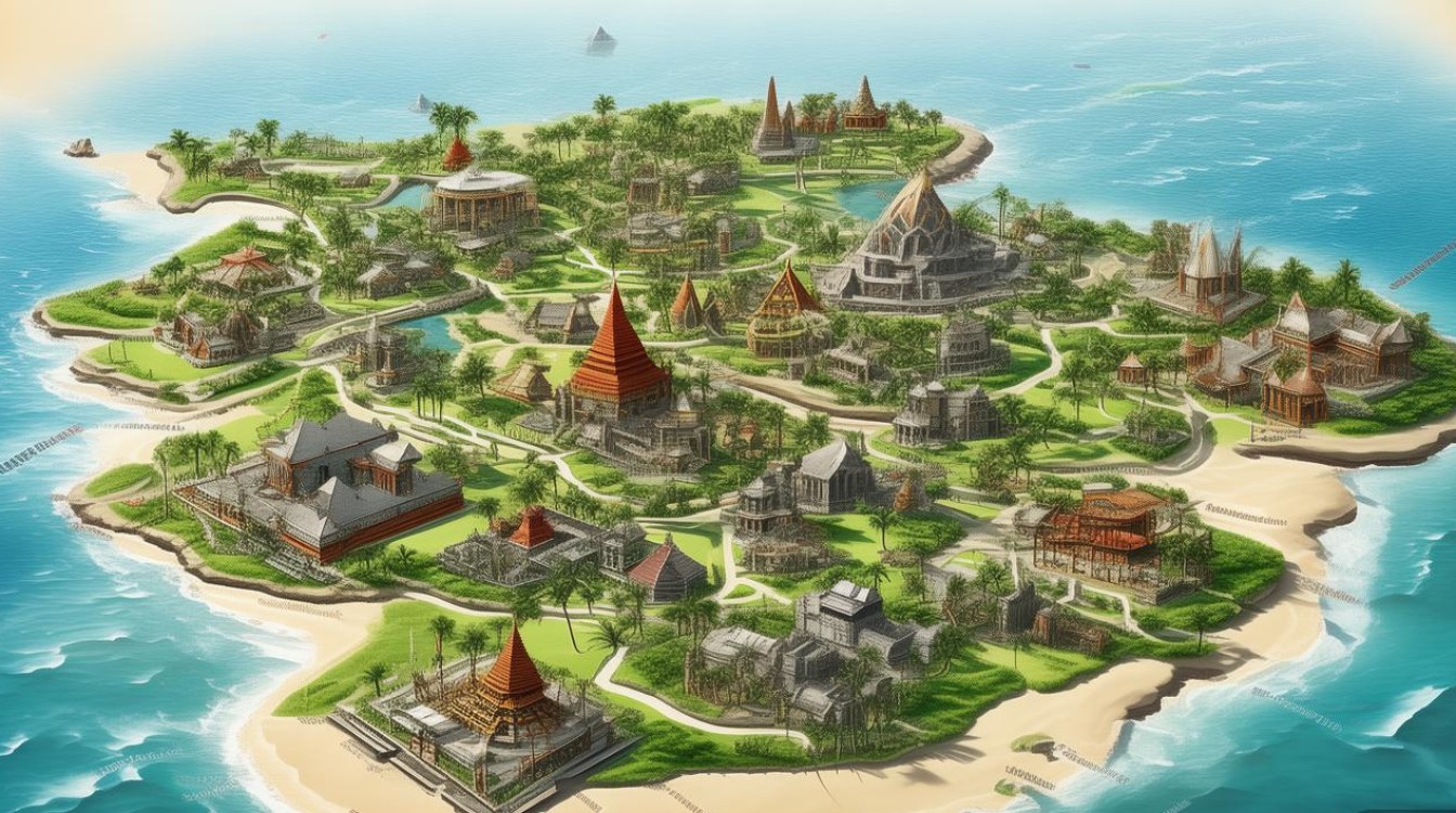 巴厘岛景点地图 巴厘岛景点地图