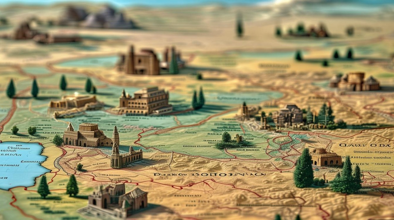 甘肃旅游景点地图