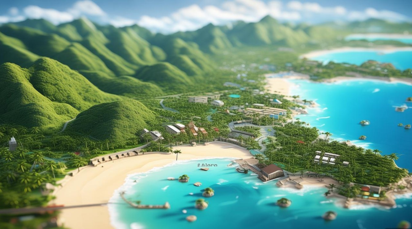 海南景点分布图