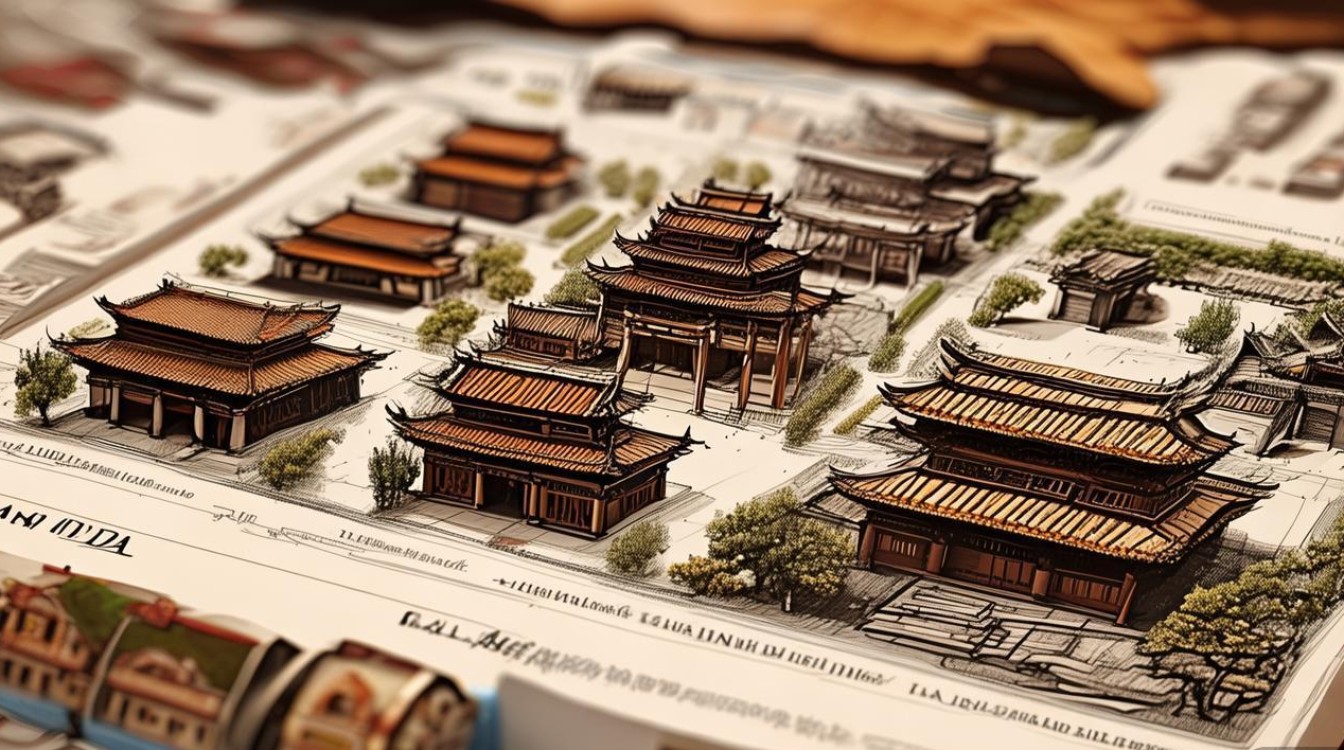 成都景点简笔画