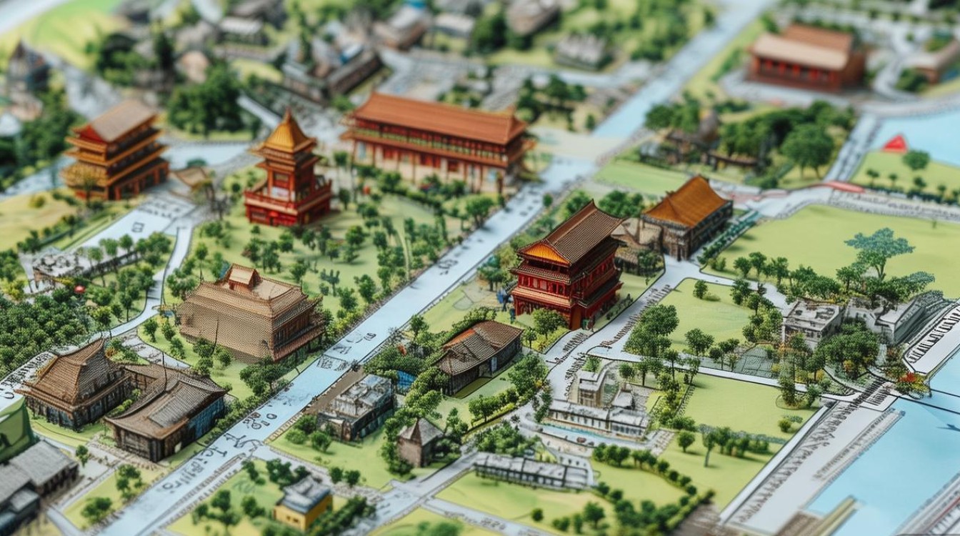 成都市景点地图