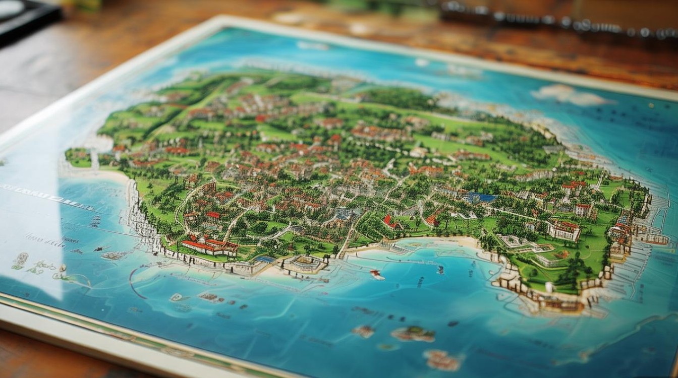 鼓浪屿景点地图