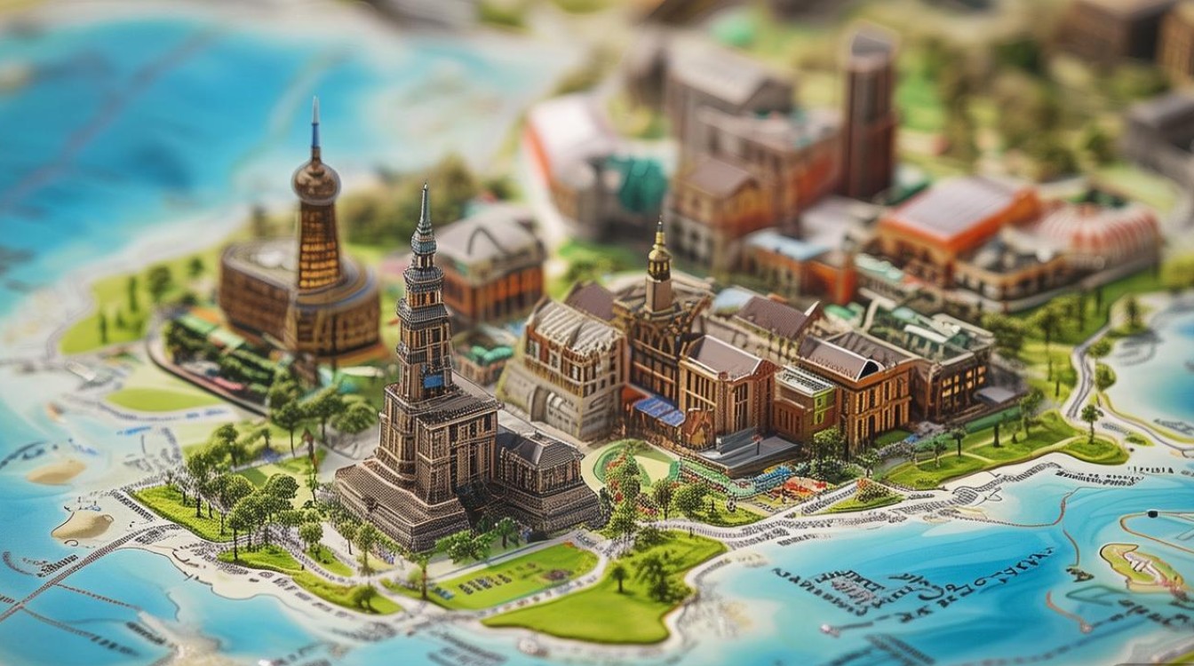 青岛旅游景点地图