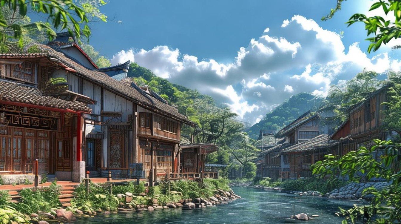 信阳董家河集云村景点 信阳董家河集云村景点