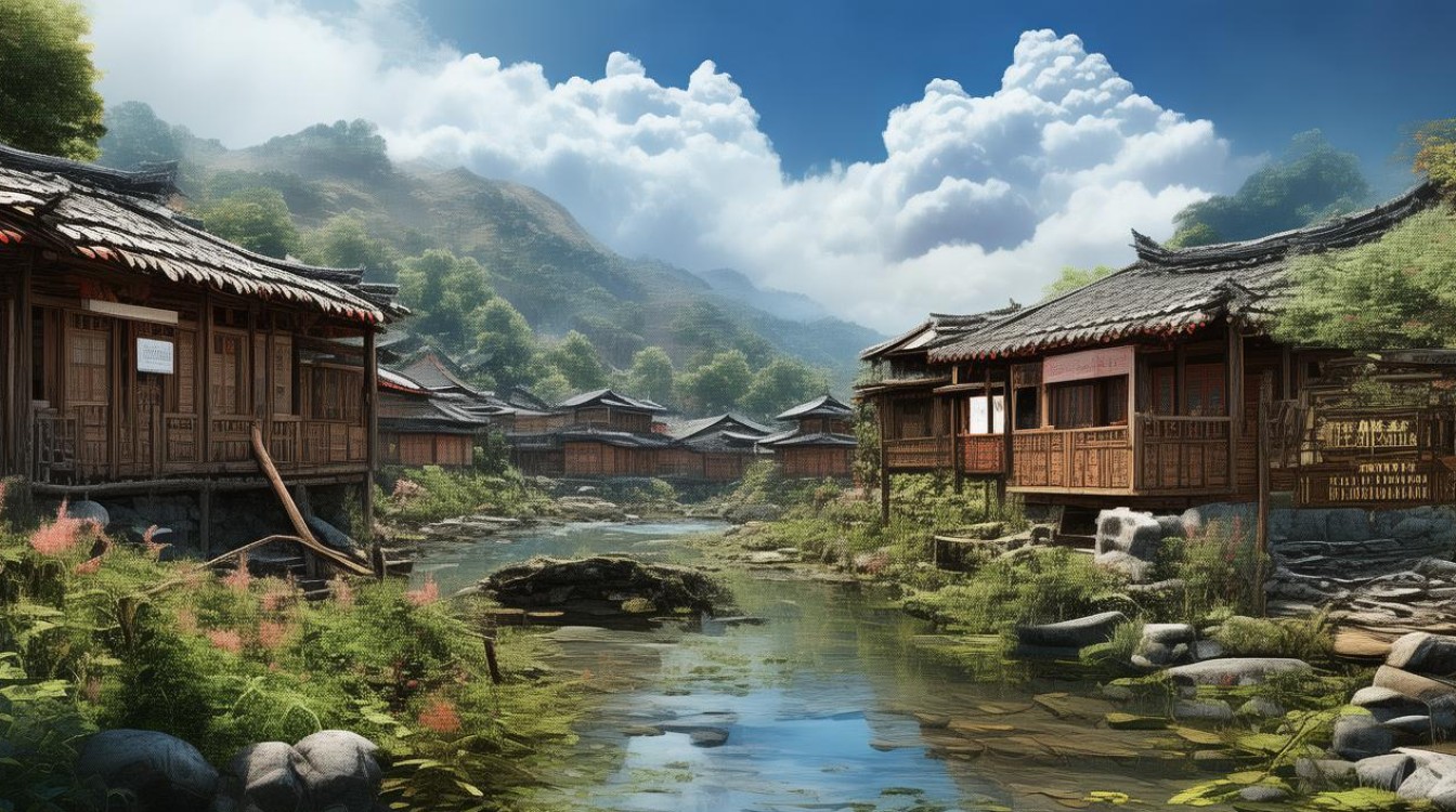 信阳董家河集云村景点 信阳董家河集云村景点