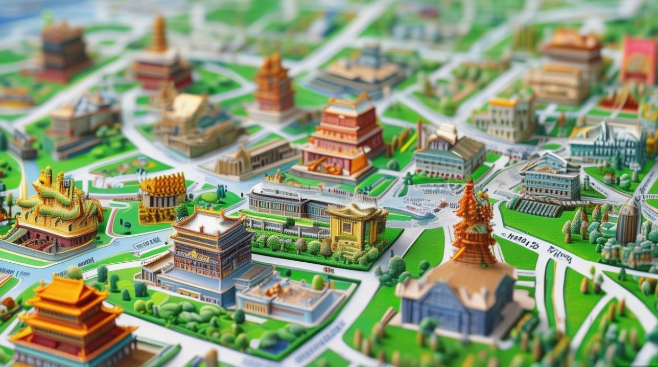 北京市旅游景点分布图