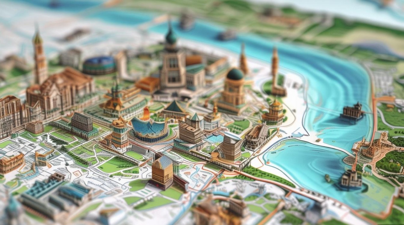 青岛旅游景点地图全图