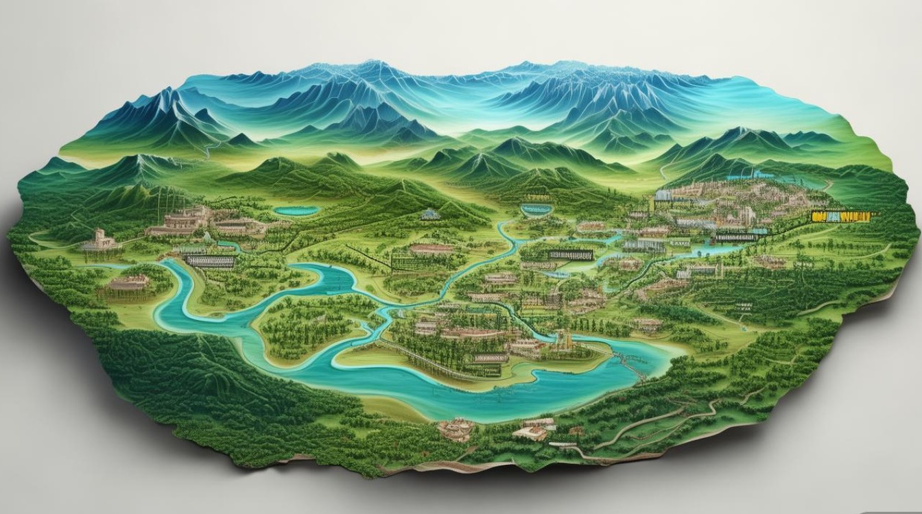 天水旅游景点地图