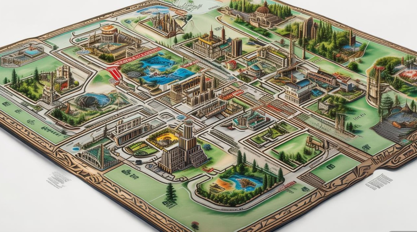 杭州景点地图分布图