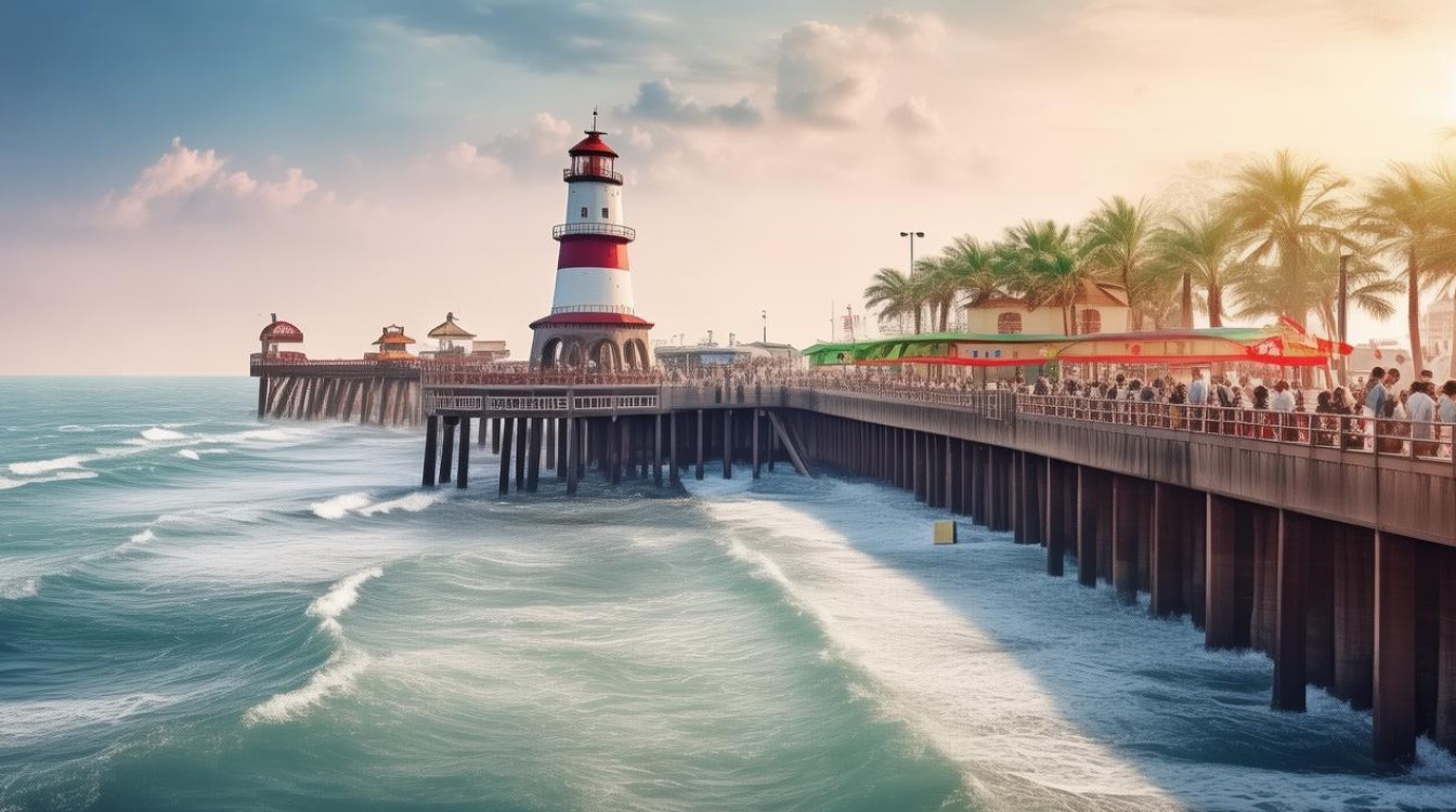 青岛栈桥附近的景点