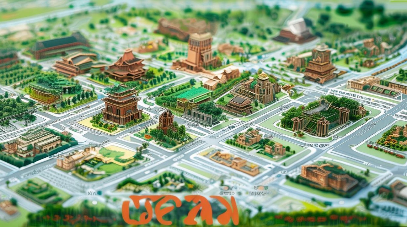 济南景点地图分布图