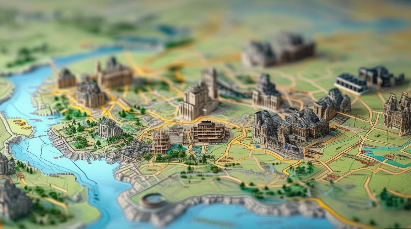 重庆旅游景点分布图