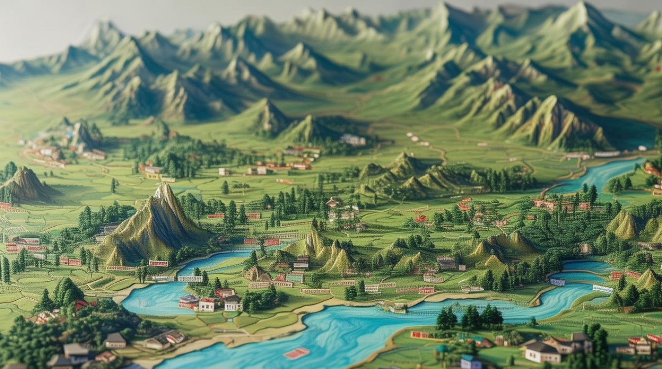 川西景点分布图