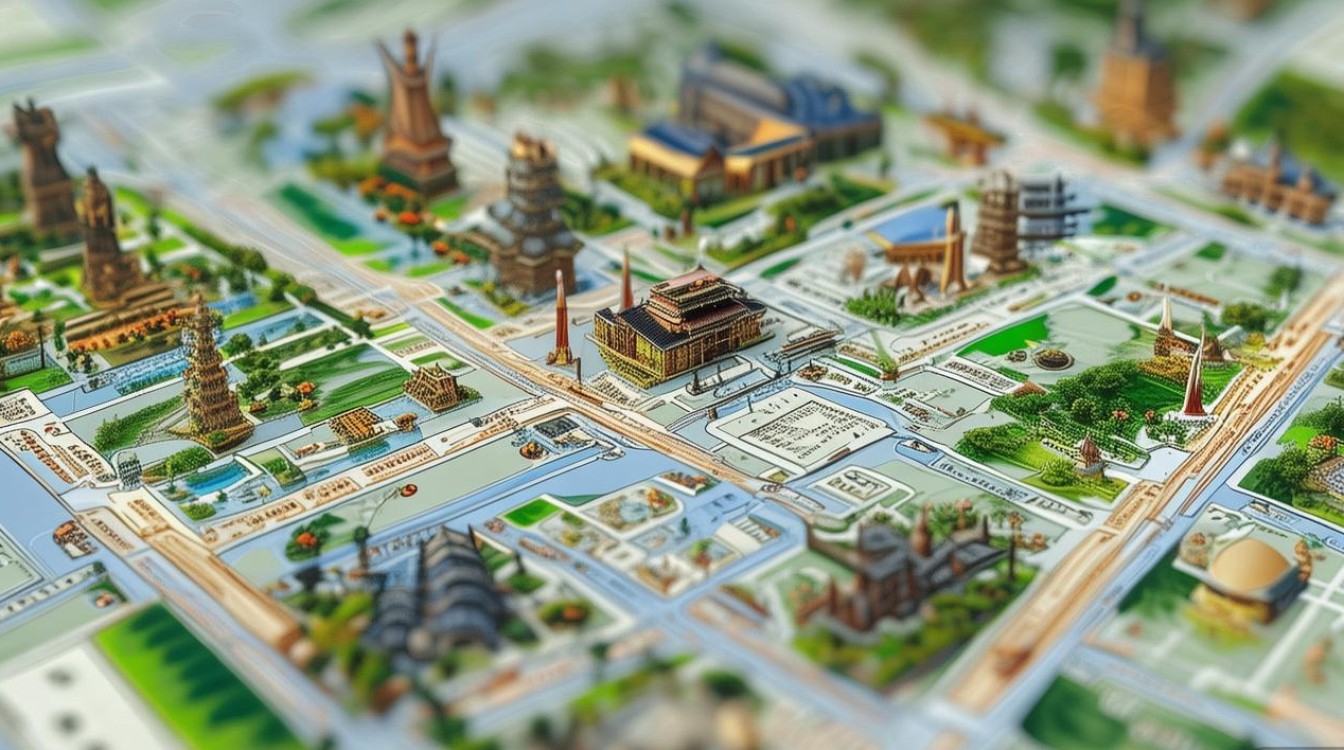 成都景点地图全图