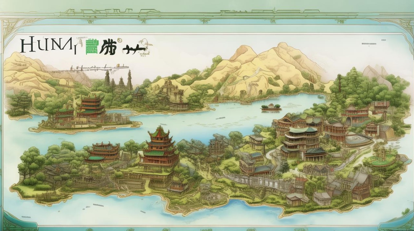 湖南旅游景点地图