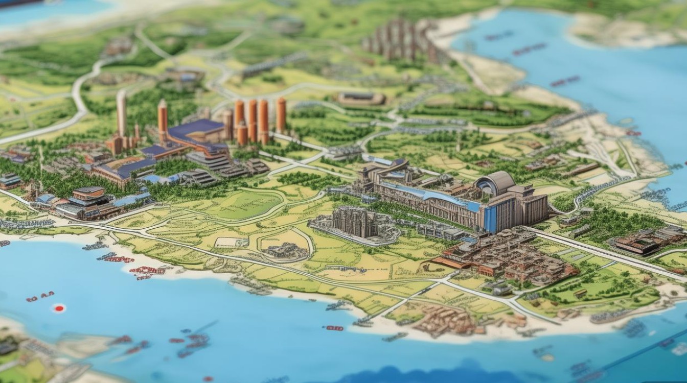 青岛景点分布地图 青岛景点分布地图