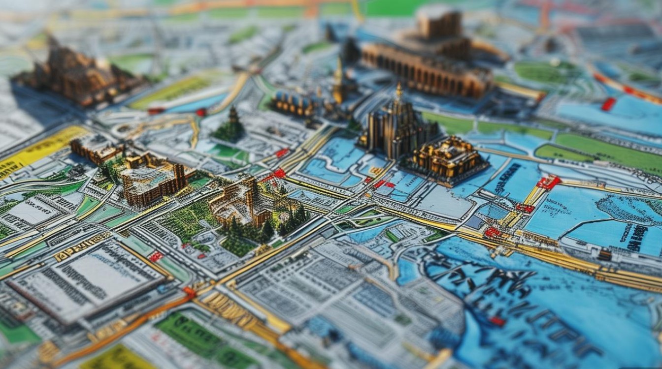 西安景点分布地图