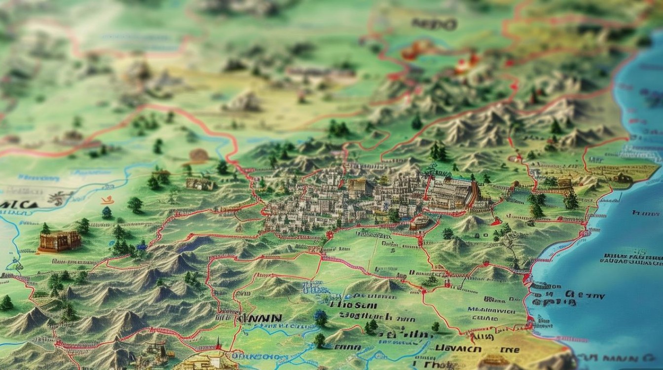 四川旅游景点地图