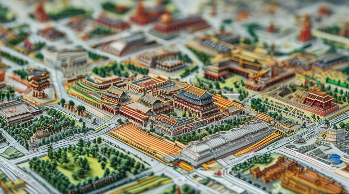 北京景点地图分布图 北京景点地图分布图