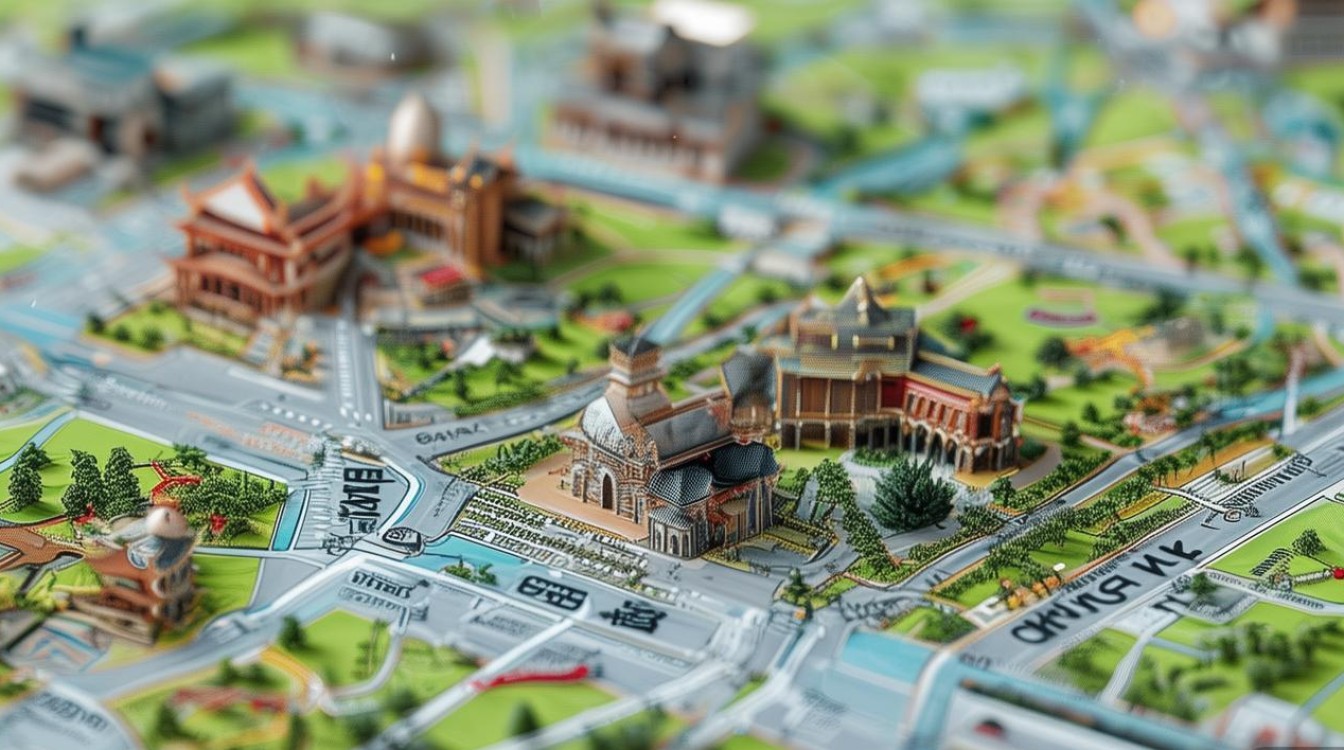 成都市旅游景点分布图