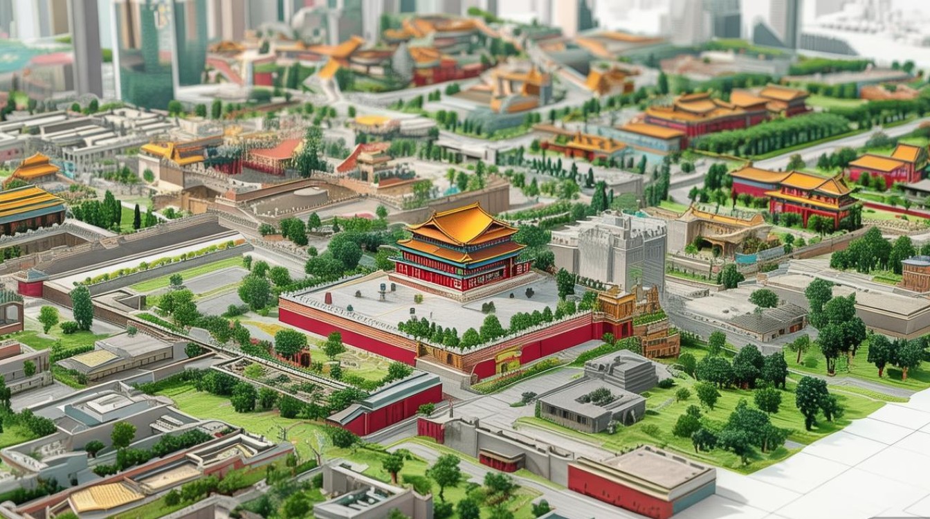 北京各大景点分布图