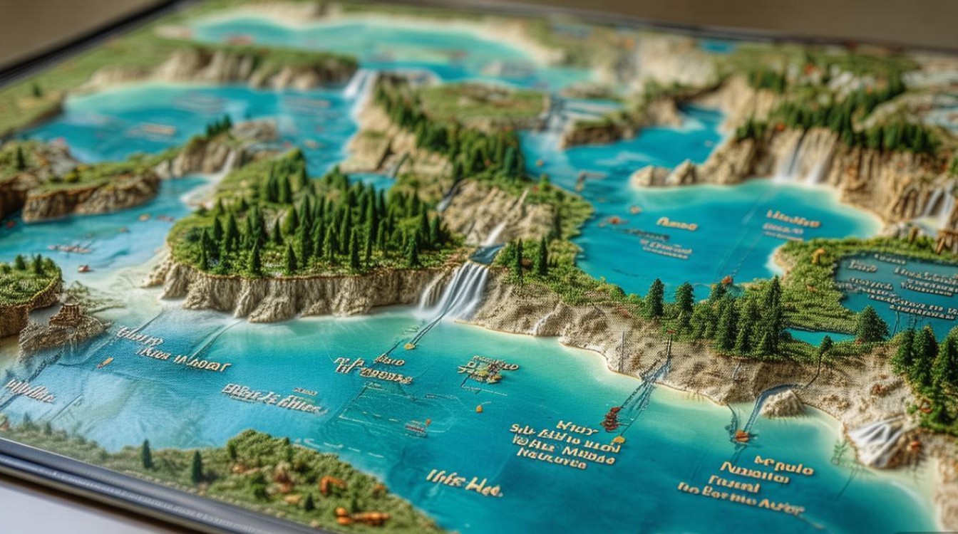 九寨沟景点分布图