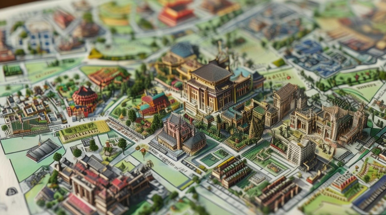 成都旅游景点分布图